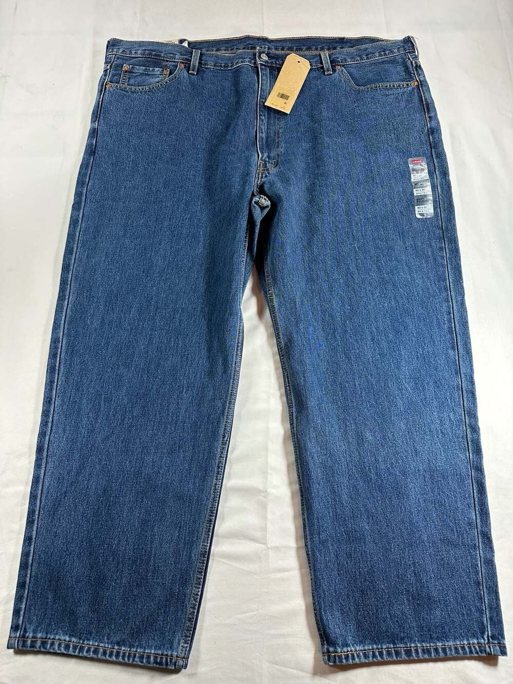 Levi's 550 Relaxed Fit Big & Tall Tapered Jeans Mens Size 50x30